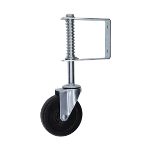 Spodné vodiace koliesko 4` pre krídlové brány, s pružinou - slide 0