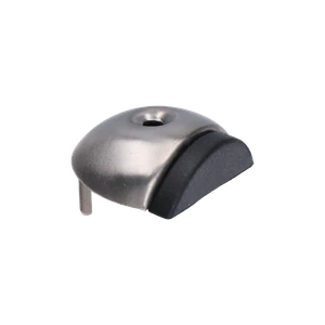 Doraz dverí s gumou, brúsená nerez AISI 304 - slide 0