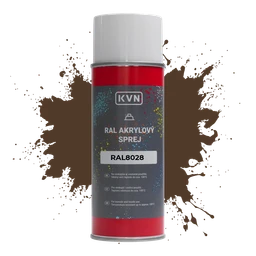 Farba v spreji - RAL 8028, 400 ml