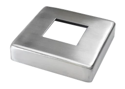 Kryt platne 96 x 96 mm, brúsená nerez AISI 304