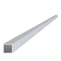 Jekl 20x20x1.5mm, L-6000mm, hliník bez povrchové úpravy