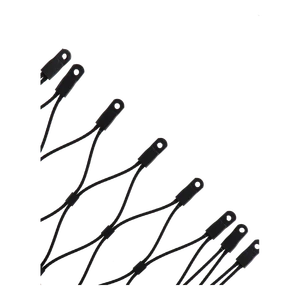 Vzorka nerezovej lankovej siete, farba čierna - slide 3