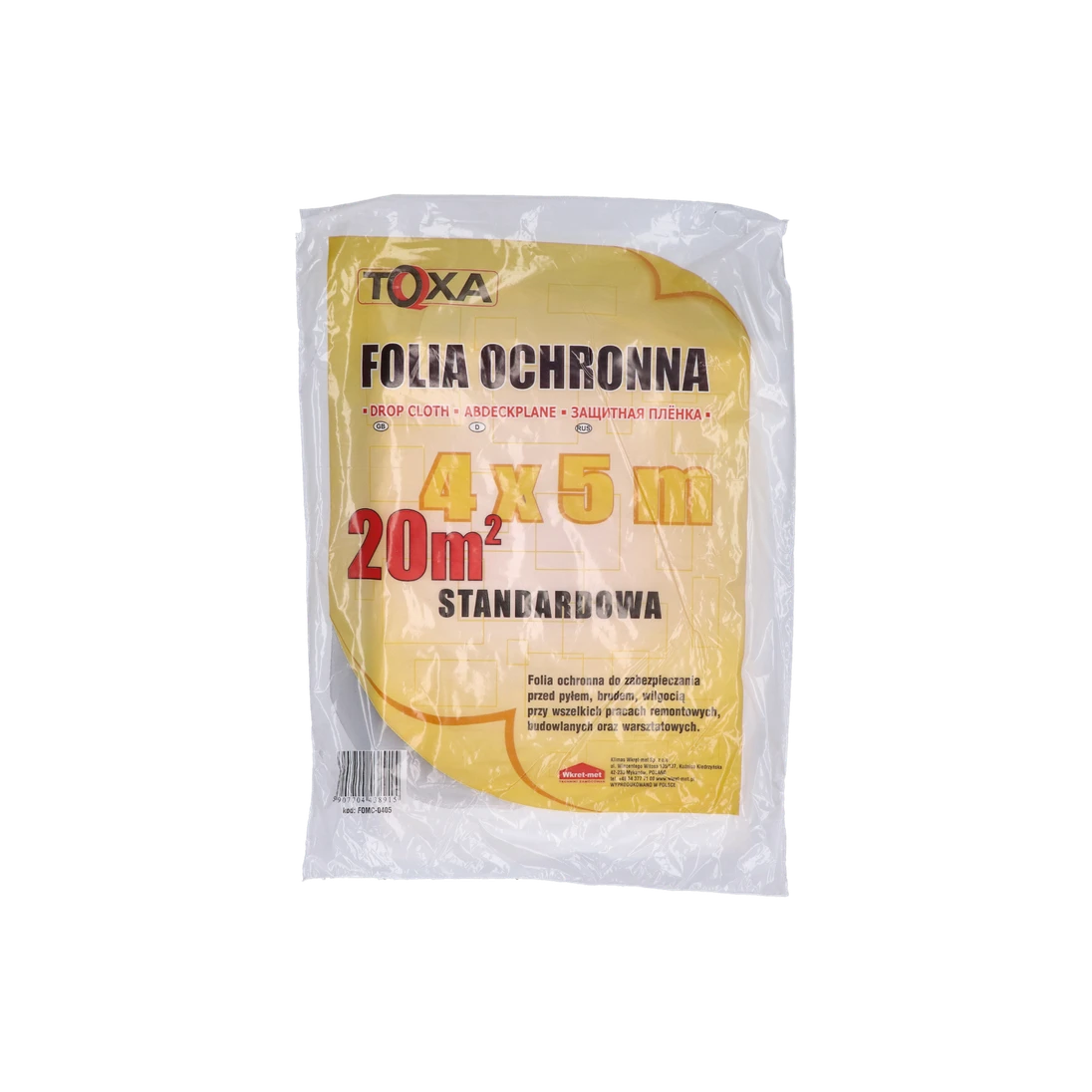 Ochranná fólia - 4 x 5 m