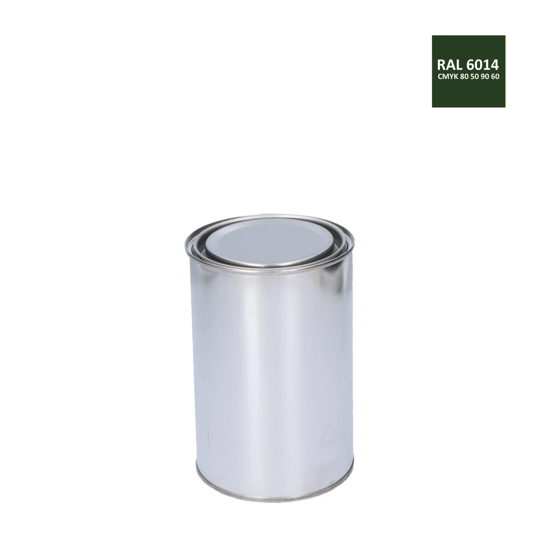 Farba antikorózna polomatná na zinok 1 kg žlto-olivová