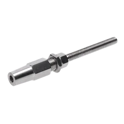 Úchyt pre lanko ø 3 mm, závit M6, brúsená AISI 304