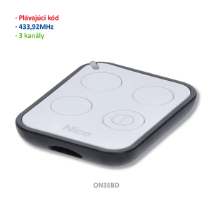 Vysílač 3kanálový obousměrný, 433MHz, plovoucí kód - slide 0
