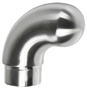 Ukončení koleno na trubku ø 42,4 mm, broušená AISI 304 - slide 1