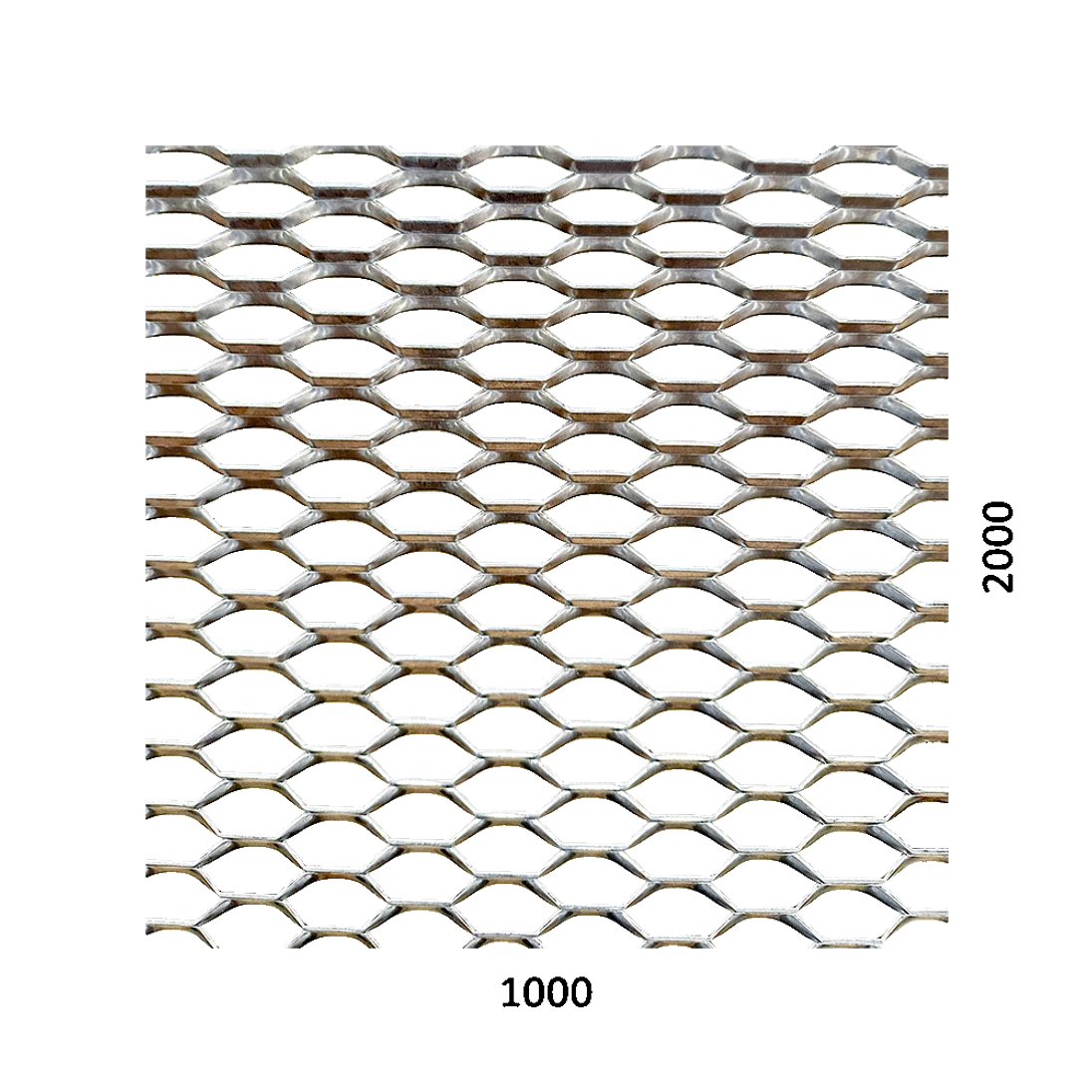 DOPREDAJ ťahokov Fe, 1000 x 2000 x 1,5 mm, oko 49 x 18 mm