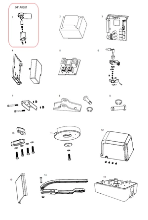 041A0281 motor 24 V so spojkou a skrutkovocou - slide 0