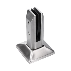 Vrchné kotvenie pre sklo 10 - 12,76 mm, brúsená AISI 304 - slide 0