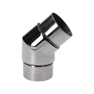 DOPREDAJ! Spojka 45° na trubku ø 42,4 mm, leštená AISI 304 - slide 0