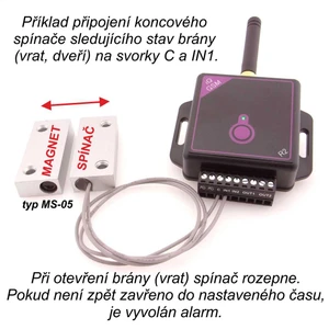 GSM kľúč/GSM relé iQGSM-R2 s alarmom, počet užívateľov 6/20 - slide 1
