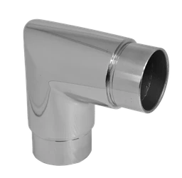 Spojka rohová na trubku ø 42,4 mm, leštená nerez AISI 304