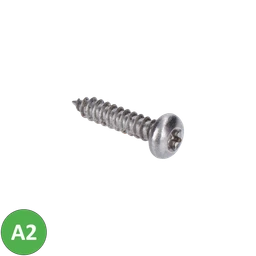 Nerezová skrutka samorezná 4,2 x 19 mm, polguľatá, AISI 304