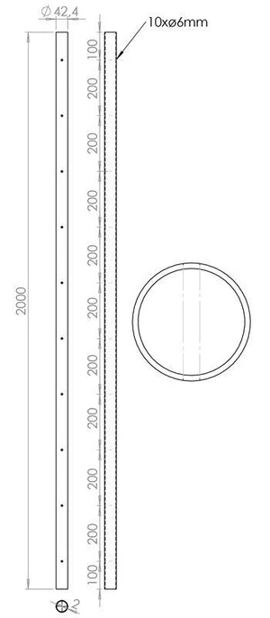 Montážní sada pro zelenou stěnu (ø 4 mm), nerez AISI 304/316 - slide 4