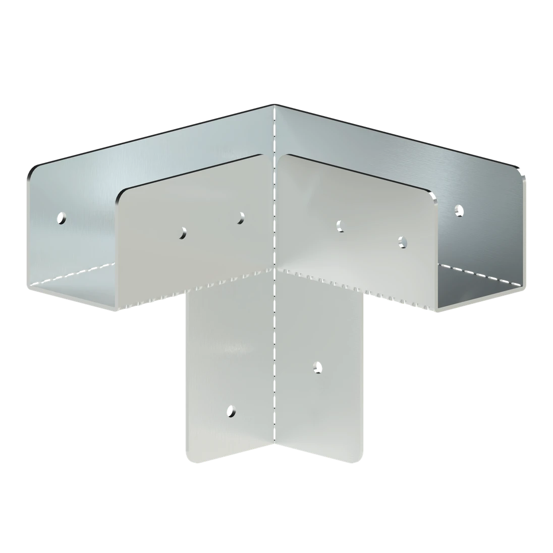 Spojka na hranol 80 x 80 mm, pozinkovaná ocel