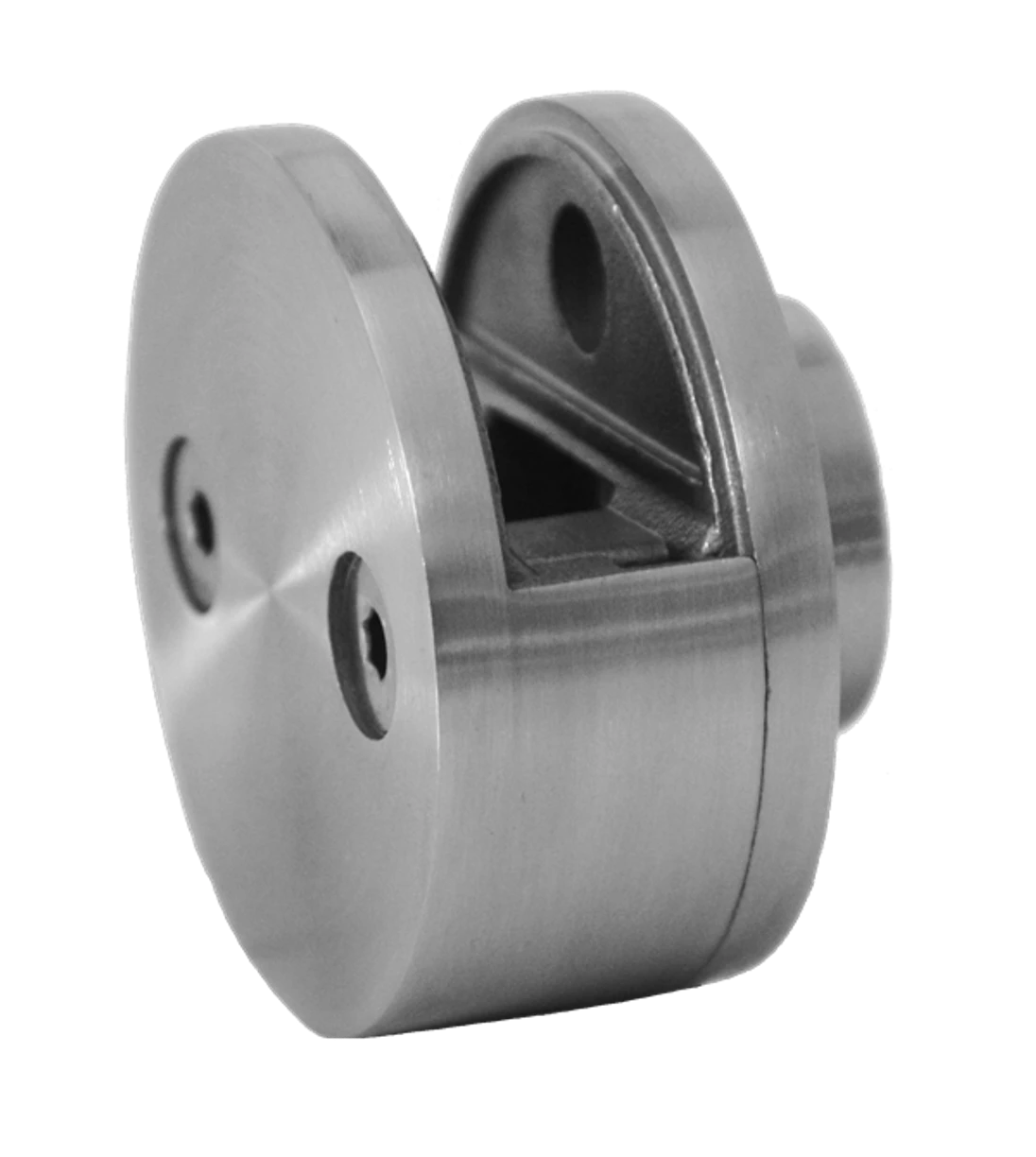 Svorka skla koncová, sklo 8–12 mm, broušená AISI 304