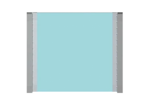 Al kotevní profil pro sklo 12 - 22 mm, bočné kotvení, 2,5 m - slide 4