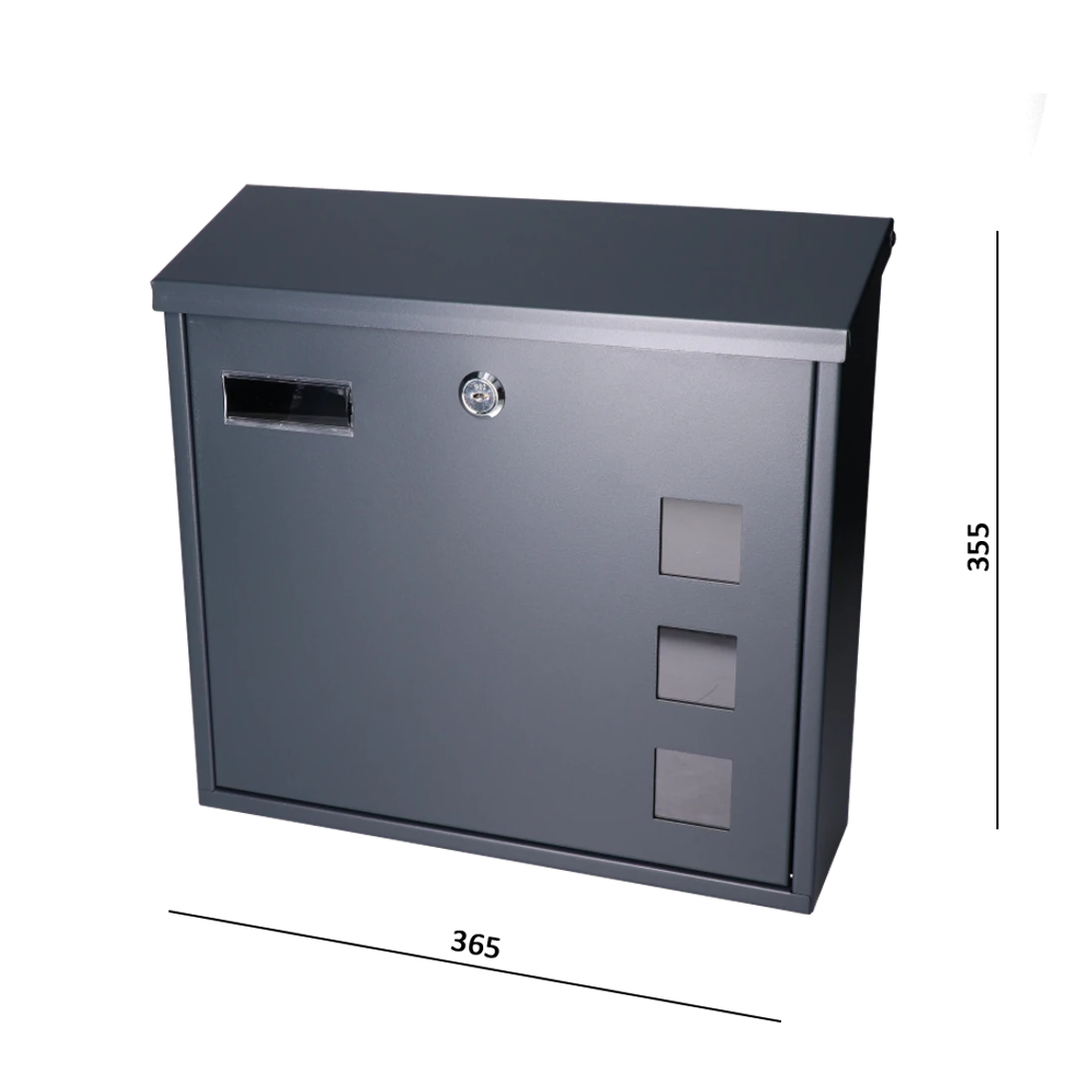 Schránka poštová, max A4, farba: RAL 7016