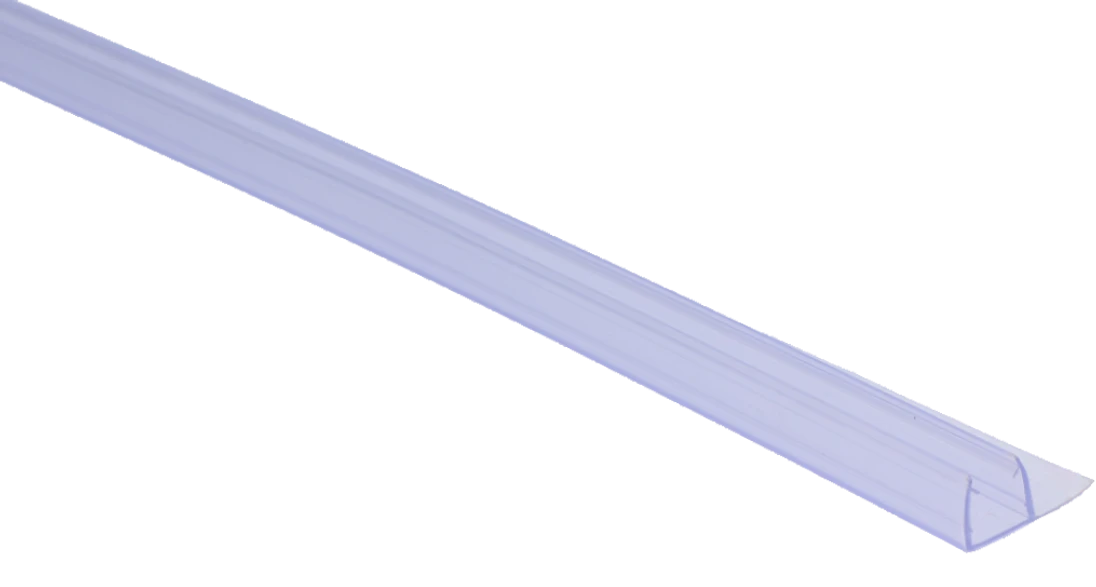 Plastové těsnění na sklo 8 mm, L = 2200 mm