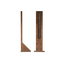 Venkovní LED osvětlení VERTICAL, barva CORTEN, H-246mm