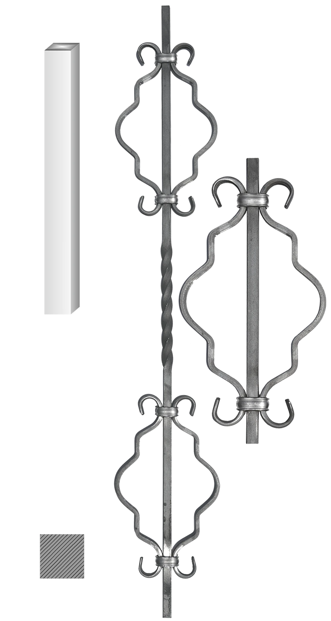 DOPREDAJ tyč 12 x 12 mm, 150 x 1000 mm
