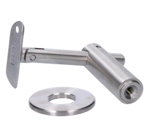Držák madla ø 42,4 mm s kloubem na stěnu, broušená AISI 304 - slide 1