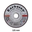 Řezný kotouč 125 x 1 x 22,2 mm, dlouhá životnost