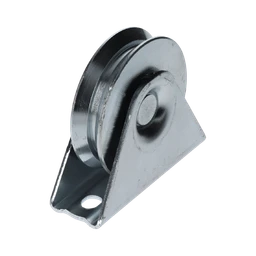 Vodiace koliesko ø 80 mm s oporou, V profil, nosnosť 200 kg