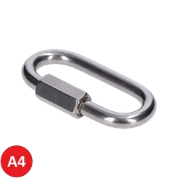 rýchlouzávery pre reťaz, Art.8253, DIN 56926 A, AN 9077, A4/AISI316