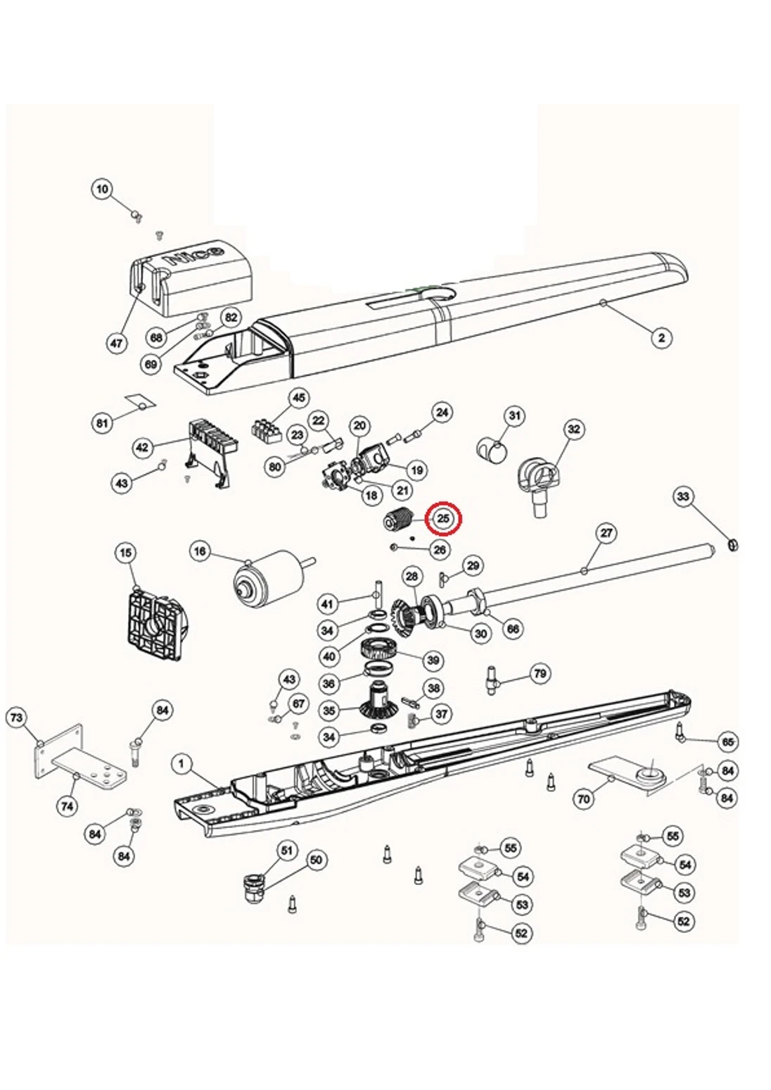 PMD1711R01.4610 kit SPMTG08600 slimák prevodovky TOONA5024i