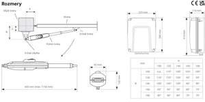 LiftMaster sada pro jednokřídlovou bránu do 2,5 m/křídlo s myQ - slide 1