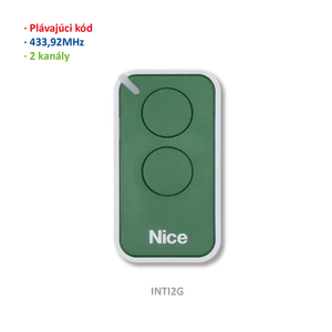 Vysielač ERA 2-kanálový, 433 MHz, plávajúci kód, zelený - slide 1