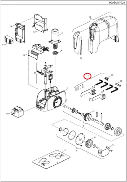 999ACCE018A00 koncové dorazy na hrebeň, totožné s ND4SLK-68