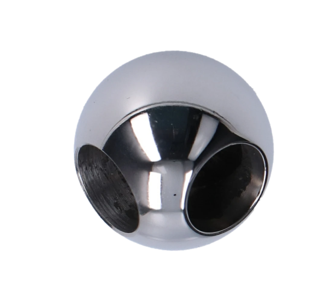 Koule rohová ø 25 mm na trubku ø 12 mm, leštěná AISI 304