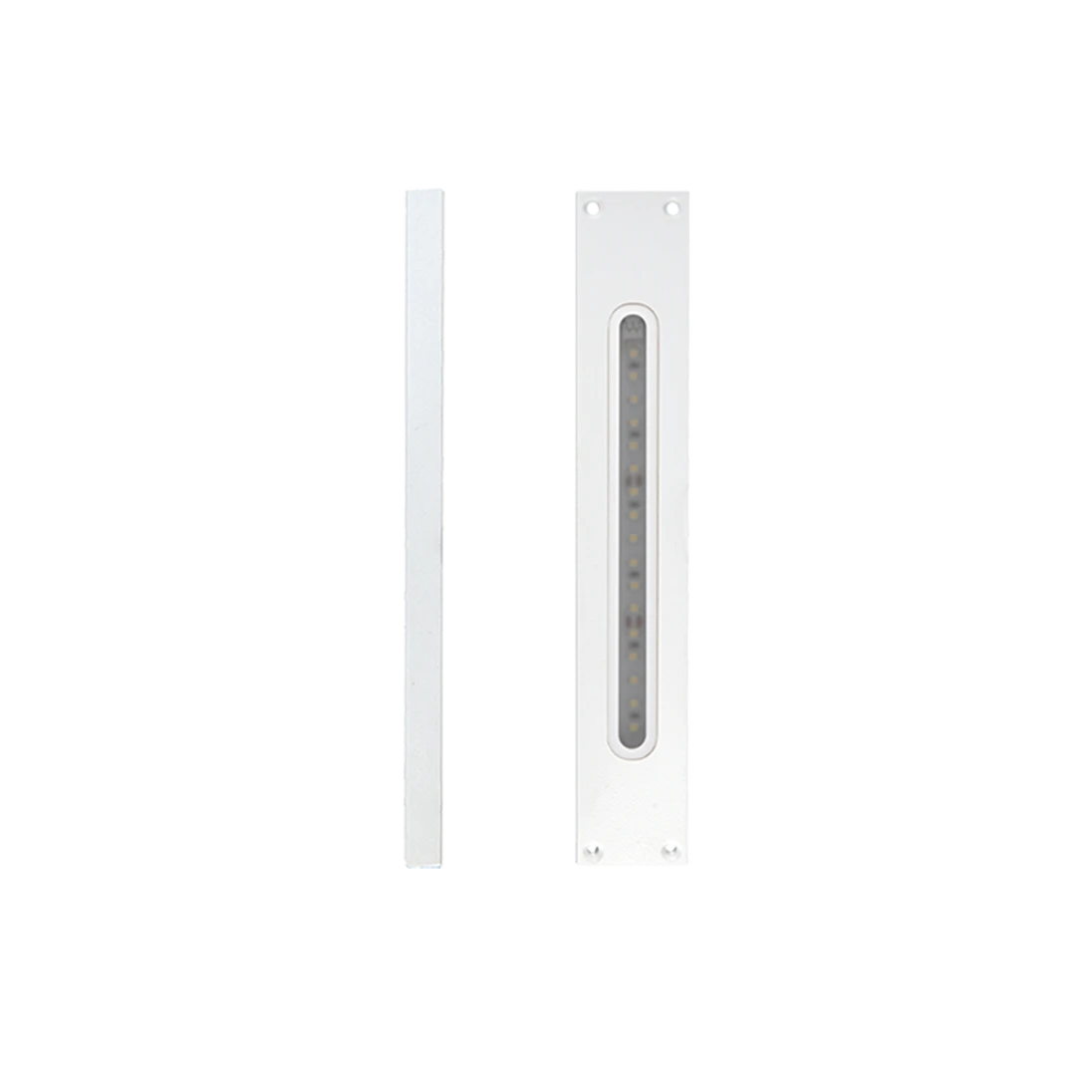 Venkovní LED osvětlení FLAT, farba RAL9010, H-240mm