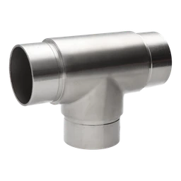Spojka T-kus na trubku ø 42,4 mm, brúsená AISI 304