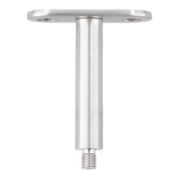 Držiak madla pevný, plochý, M8, brúsená AISI 304