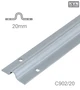 Vodiaci profil U ø 20 x 3000 mm pre posuvné brány