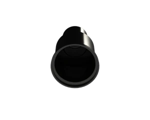 Krytka plastová na matice a šrouby M30, prodloužená, černá - slide 1