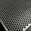 Dierovaný plech Zn 1000 x 2000 x 1,5 mm, šesťhranné otvory