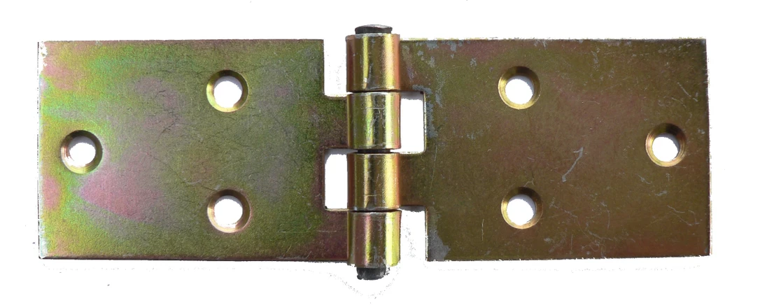 Záves pásový 100 x 35 mm žltý zinok