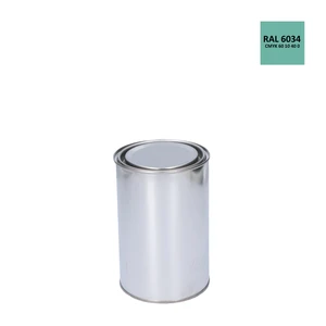 Farba antikorózna polomatná na zinok 1 kg pastel tyrkysová - slide 0