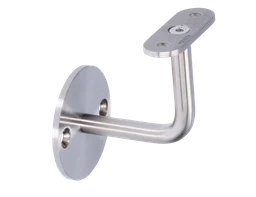 Držiak madla 40 x 40 mm na stenu, brúsená nerez AISI 304