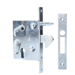 Hákový zámok s bolcom na posuvnú bránu, rozteč 72 mm