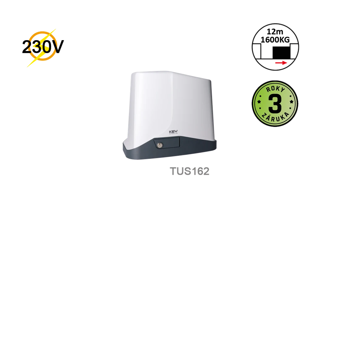 900TUS162 TURBO pohon pro posuvnou bránu do 1600kg