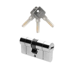 Cylindrická vložka EURO 30/30 mm, 3 kľúče