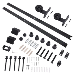 Systém pro posuvné dveře, L=2000mm, RAL 9005 matná - slide 0