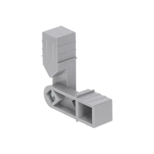 Plastová spojka - pohyblivý rohový díl pro profil 20x20x1.5mm - slide 0
