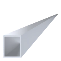 Hliníkový jekl 50 x 40 x 3 x 6000 mm, bez úpravy